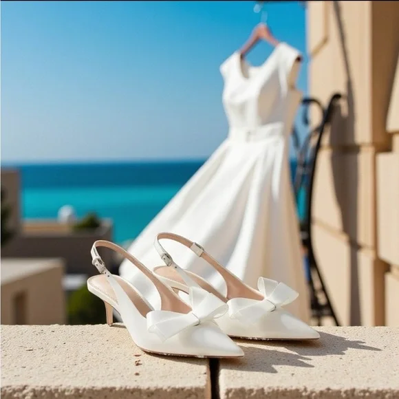 Marc Fisher Allon Slingback Heels - Picture 5 of 7